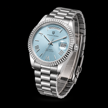 Pagani Design Ice Blue Automatic Watch